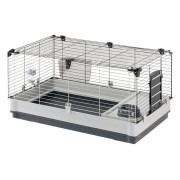 Клетка с пълно оборудване за мини зайчета - 100 / 60 / 50 cм. - Ferplast Cage Krolik